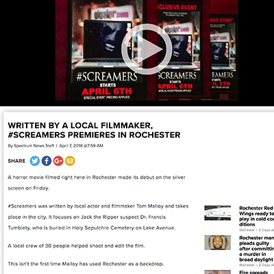 Written by a local filmmaker, #Screamers premieres in Rochester